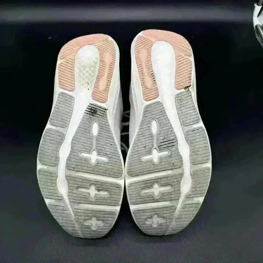 Under Armour Womens Charged Pursuit 3 Big Logo Shoes Pink/Gray Size 11 EUC CLEAN - Picture 6 of 7